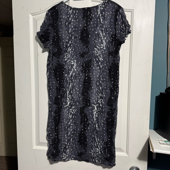 NWT SoyaConcept Sheer Animal Print Midi Dress Size Medium - Picture 6 of 8